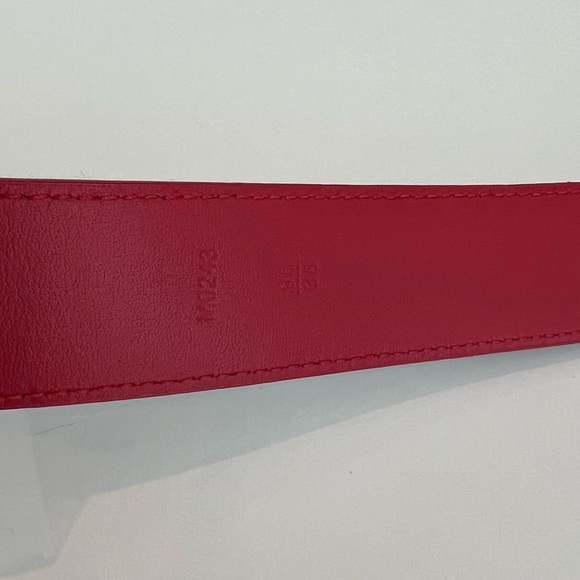 LOUIS VUITTON DENIM BELT GOLD TONE HARDWARE SIZE 90 NWOTS! - Picture 13 of 15